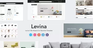 Levina - Furniture Store OpenCart Template - TemplateMonster