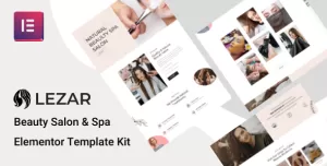 Lezar Beauty Salon & Spa Elementor Template Kit
