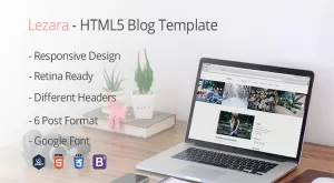 Lezara - HTML5 Blog Templates