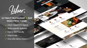Liber - Restaurant and Bar WordPress Theme
