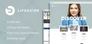 LifeGuide - Personal Page PSD Template