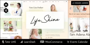 LifeShine - Coaching Online Courses WordPress Theme