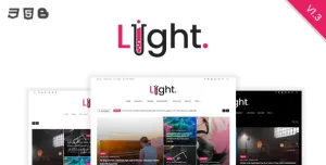 Light - News & Personal Magazine Blogger Theme