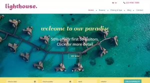 Lighthouse Hotel - Bootstrap Template for Hotel and Homestays ...