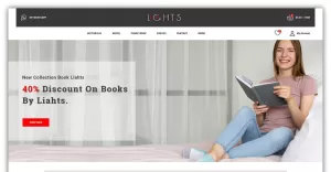 Lights - Book Store OpenCart Template - TemplateMonster