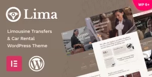 Lima - Limousine Transfers & Car Rental WordPress Theme