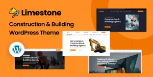 Limestone - Construction Building WordPress Theme