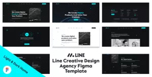 Line - Creative Design Agency Figma Template
