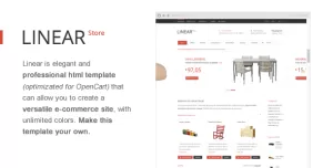 Linear Store – Premium HTML OpenCart Design
