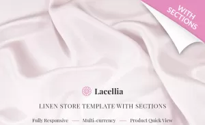 Linen & Lace Responsive Shopify Theme - TemplateMonster