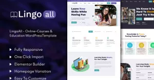 LingoAll - Online Courses & Education WordPress Theme