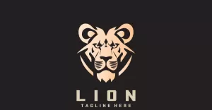 Lion Logo Design Template V3