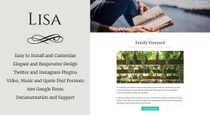 Lisa - Elegant WordPress Theme
