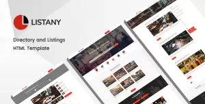 Listany - Directory and Listings HTML Template