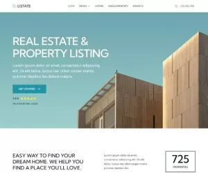 Listate - Real Estate & Property Listing Elementor Template Kit