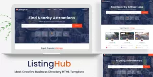 Listing Hub - Directory & Listings HTML Template