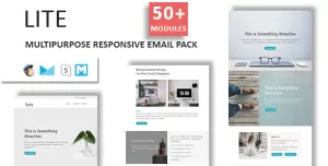 Lite - Email Template Multipurpose Responsive with Stampready Builder Access