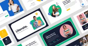 Literate - Education & E-Learning Keynote Template