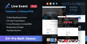 Live Event - Conference & Meetup HTML Template