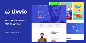 Livvic - Personal Portfolio PSD Template