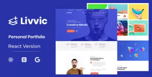 Livvic - Studio & Portfolio Reactjs Template