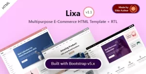 Lixa - eCommerce HTML Template