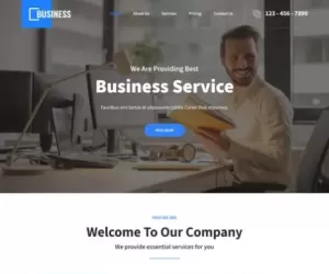 Responsive Local Business WordPress Theme 4 products service