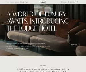Lodge - Hotel & Resort Elementor Template Kit