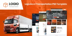 Logio - Logistics & Transportation PSD Template
