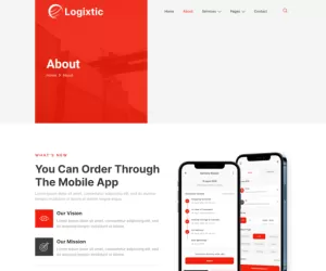 Logixtic – Transportation & Logistic Elementor Template Kit