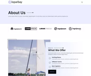 Loparbay - Yacht Club & Boat Rental Elementor Template Kit