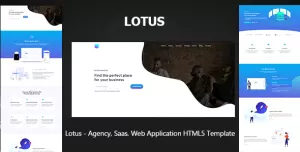 Lotus - Agency, Saas, Web Application HTML5 Template