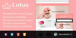 Lotus - Flower House Prestashop 1.7 & 8.x Responsive Theme