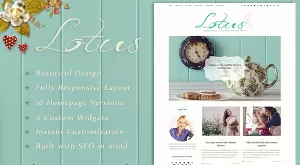 Lotus - Stylish WordPress Blog Theme