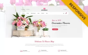 Lotusflo - Flowers Store OpenCart Template - TemplateMonster