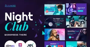 Loungez - Night Club WordPress Elementor Theme