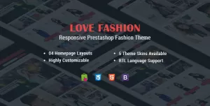 Love Fashion - Multipurpose Responsive PrestaShop Theme