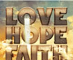 Love Hope Faith Church Flyer Template