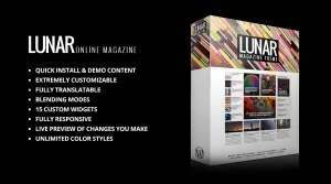 Lunar Magazine Theme - Perfect for Magazines, Blogs and News Sites
