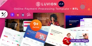 Luvion - Banking Finance & Money Transfer HTML Template
