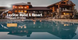 LuxStar Hotel and Resort Booking Joomla 5 Template