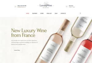 Luxury Wine - Wine House, Winery & Wine Shop WordPress Theme