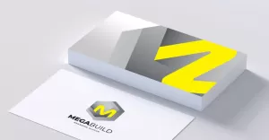 M Letter Type Arch Building Logo Design - TemplateMonster
