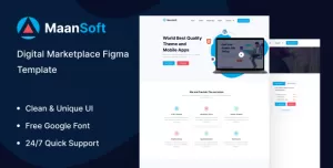 MaanSoft-Digital Marketplace Figma Template