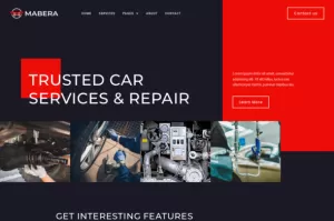Mabera - Car Service & Repair Elementor Template Kit