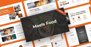 Maels Food Culinary PowerPoint Template - TemplateMonster