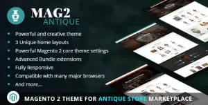 Mag2Antique - Magento 2 Theme for Antique Store Marketplace
