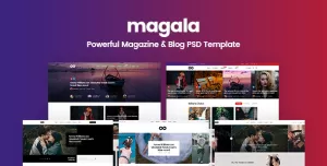 Magala - Magazine & Blog PSD Template