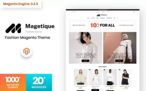 Magetique - Fashion Store Magento Theme - TemplateMonster