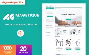 Magetique - Medical Equipment Magento Theme - TemplateMonster